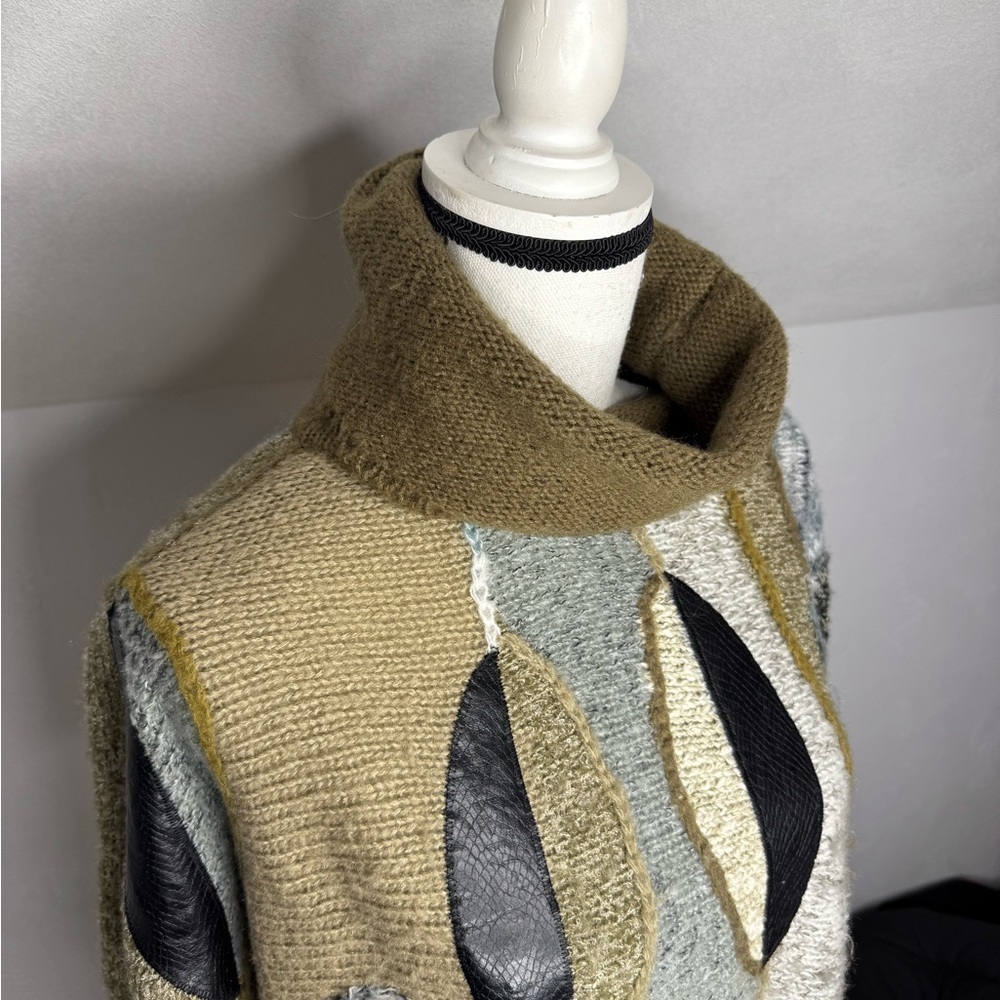 Jason Maxwell vintage mixed medium wool blend sweater - Picture 4 of 10